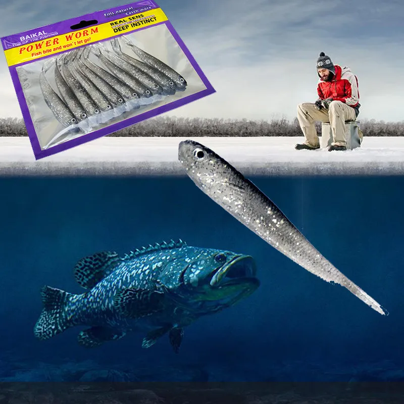 

10 Pcs Kinds of Fishing Lures PVC Crankbaits Hooks Minnow Baits Tackle Fly Micro Jig Tying Fishing Materials Flotteur De