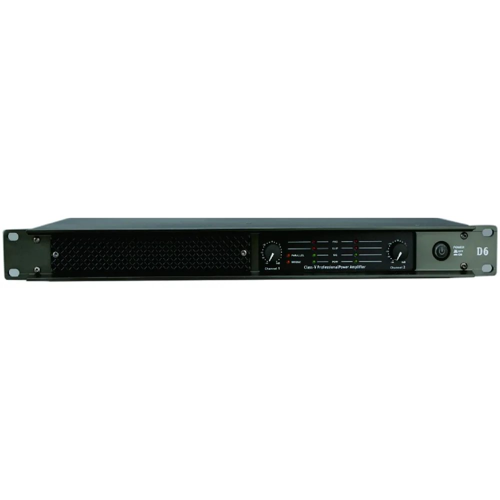 D6 2 Channel Digital Powerful Amplifier Audio Amp
