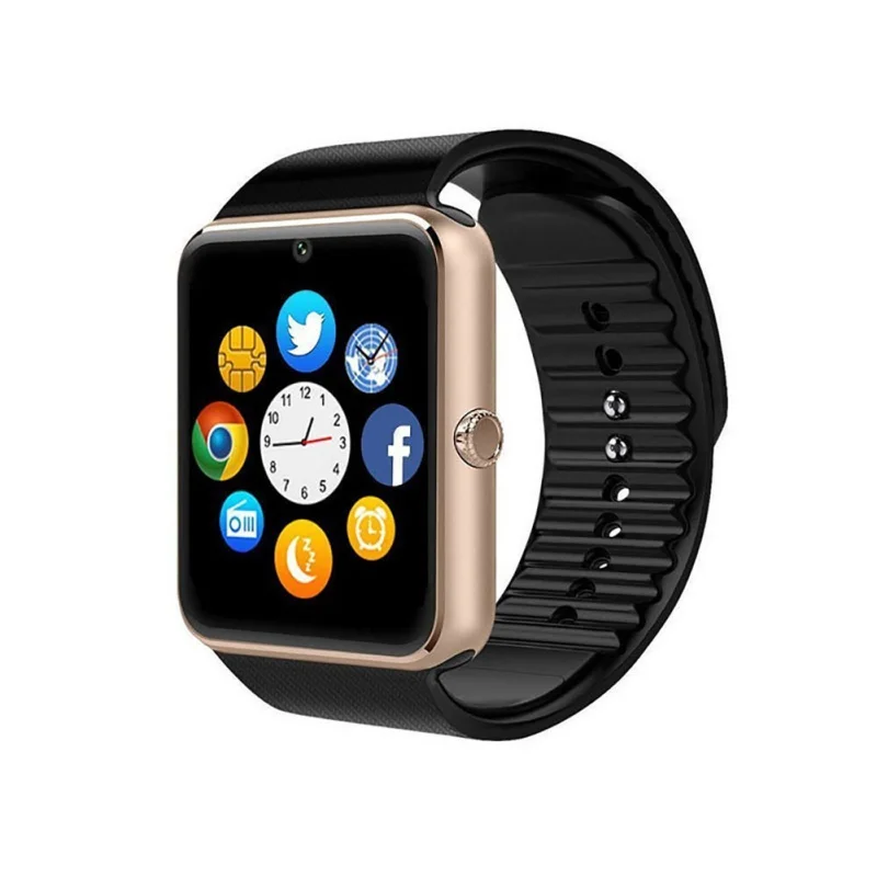 

GT08 Smart Watch Wristband Waterproof Bluetooth Camera TF SIM Card Smartwatch for iPhone 8 X 7P Android Sports Pedometer Watches