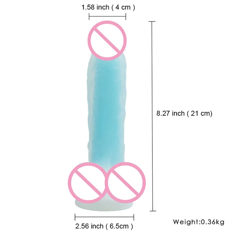 MOVKING-Incandescente-Silicone-Dildo-Dong-Inodore-Pene-Realistico-con-Ventosa-e-Palle-Flessibile-Cazzo-Giocattoli-Adulti (3)
