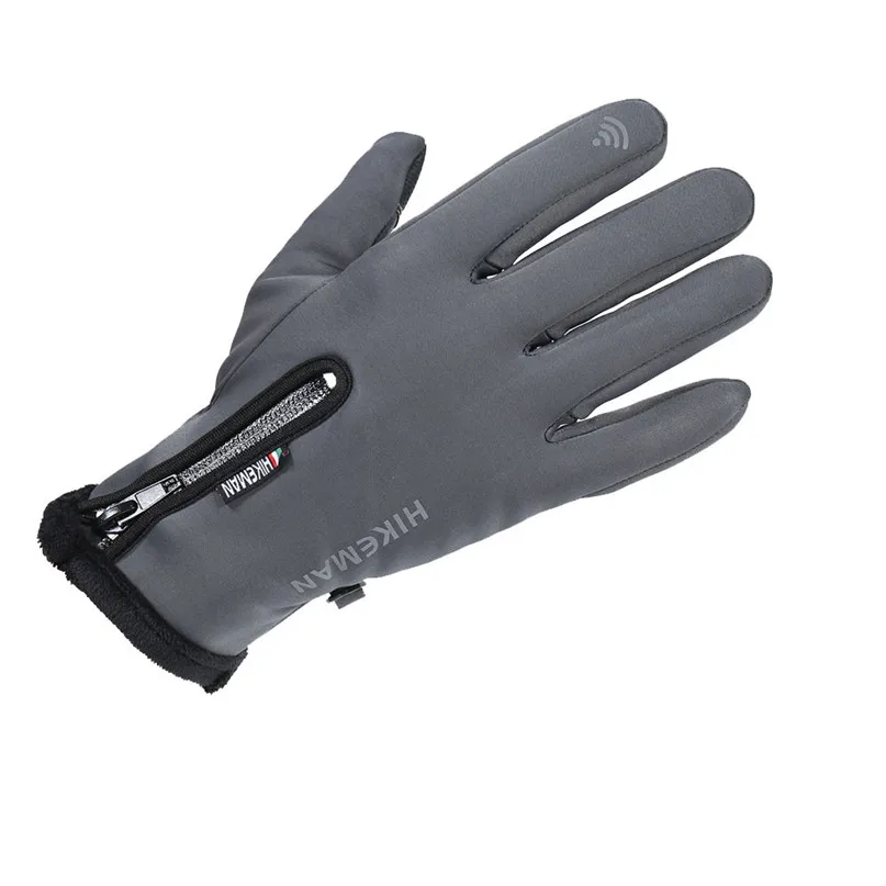 Windproof Bike Gloves Winter Thermal Warm Full Finger Cycling Glove Screen Touch screen riding gloves #2n16 (15)