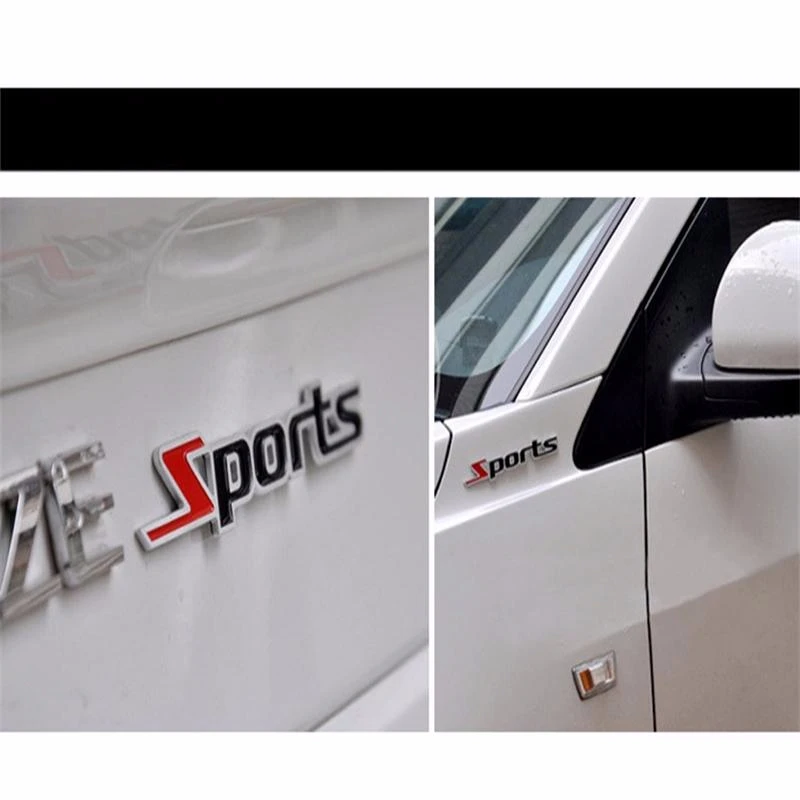 Car-styling CARPRIE Car Stickers Sports Word letter 3D Chrome metal Sticker Emblem Badge Decal Auto _1.8 | Автомобили и мотоциклы