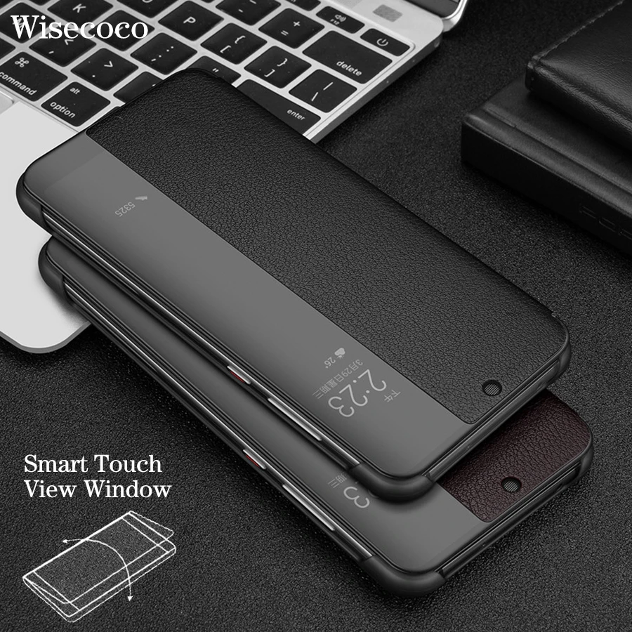 

Smart View Flip Case for Huawei P20 Pro Original Huawei P20 Case Luxury Genuine Leather Official Huwei Hawei P20pro Coque Funda