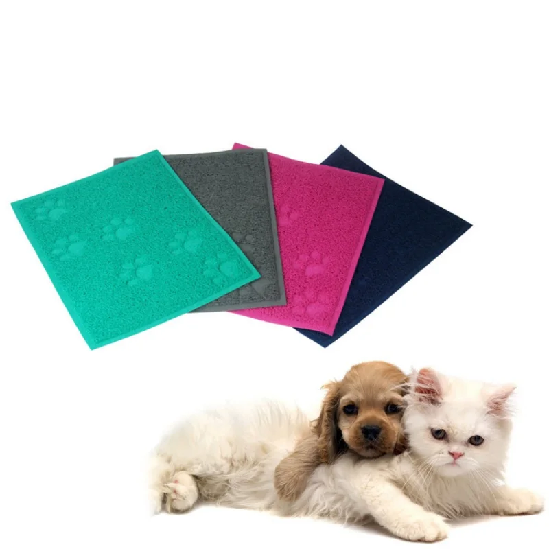 

4 Colors Pets Dog Cat Puppy Mat Litter Mat Claws Pet Small Footprint Foot Sleeping Pad Place Mat Cleaning Carpet