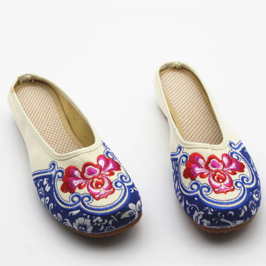 Chanvre Lady Chaussures Mocassins E280 Haute Slip Rétro Femmes Dame b Qualité Casual Sur De Zapatos Plats Mode A Broderie Plates Danse xPwqvY