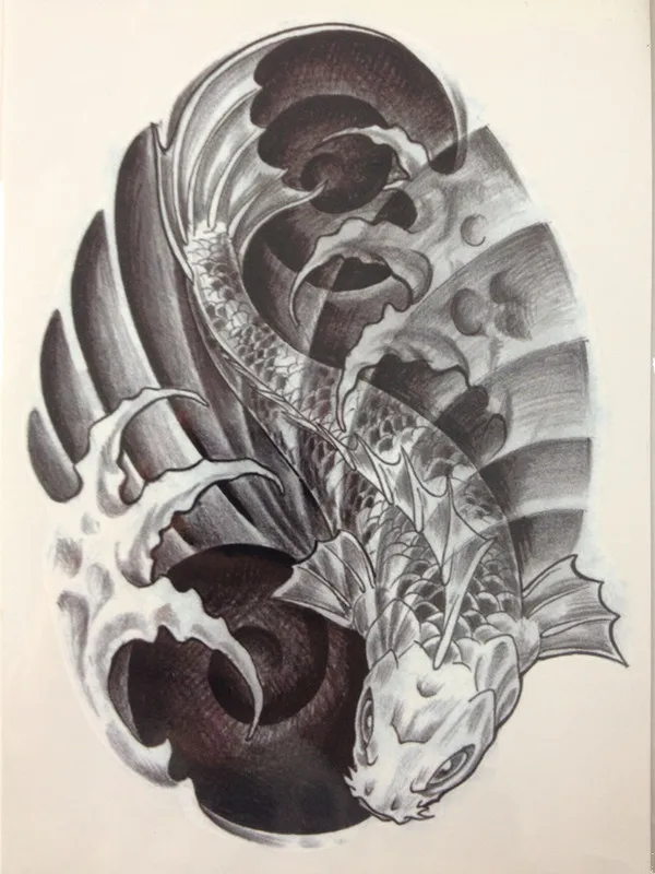 Япония тату эскизы волны