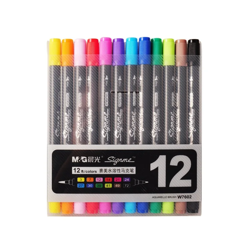 

12/18/24 Fineliner Marker Drawing pen Water Soluble Mark Pens Sketching Painting Fine Liner For school Writing Supplies