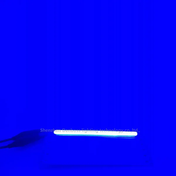 10 Вт 12 В постоянного тока с регулируемой яркостью с RF remmote контроллер 120x10 мм COB светодиодный светильник источник теплый белый синий красный зеленый для DIY авто полосы лампы - Испускаемый цвет: 12V Blue