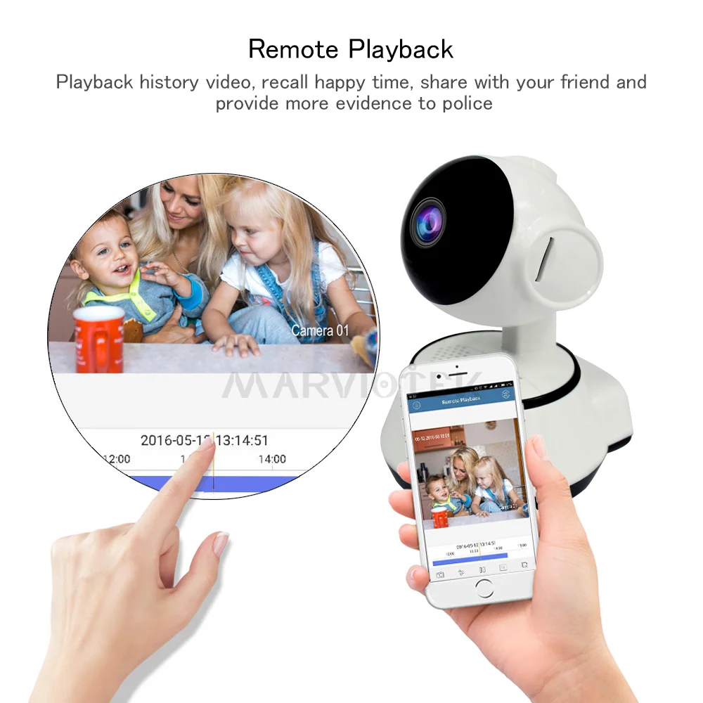 Беспроводной радионяня WiFi IP камера 720P видео няня камера детская камера с монитором Домашняя безопасность детский телефон камера ночного видения