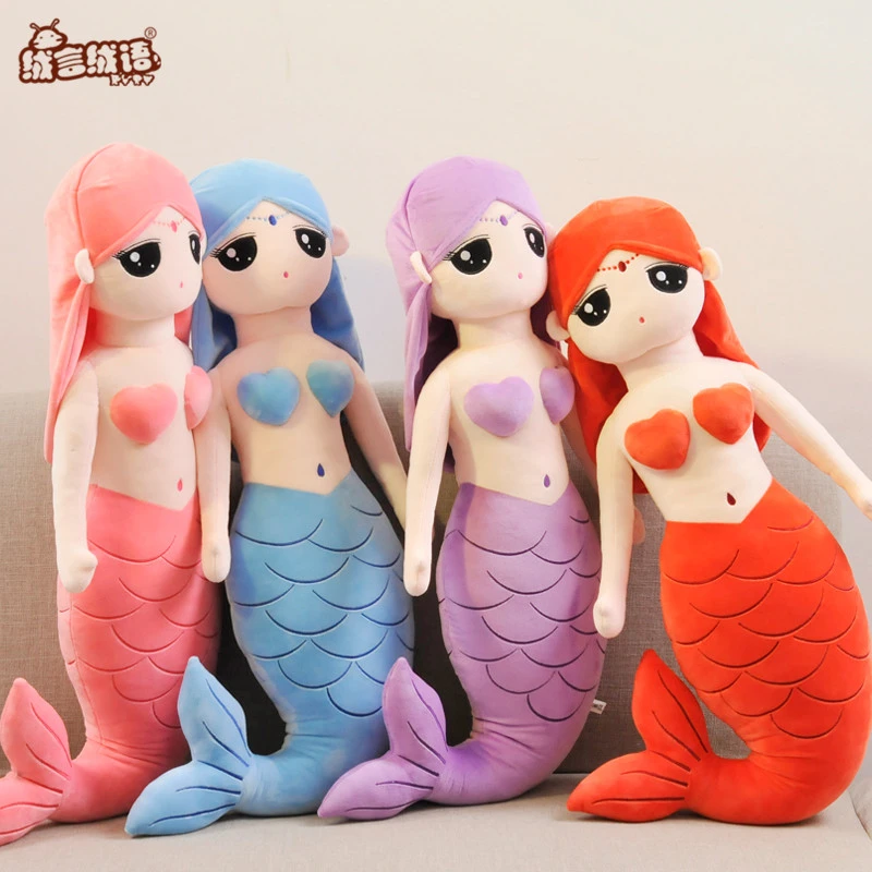 large stuffed mermaid