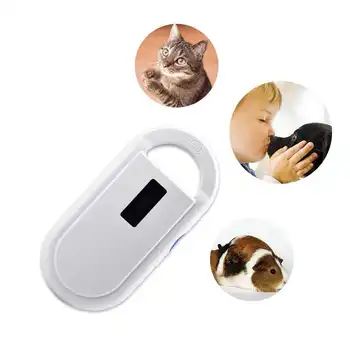 

134.2KHz FDX-B Animal microchip reader ID64 Fdx-b Smaller Simpler Handheld Scanner Dog Chip syringe Reader for animal ear tags