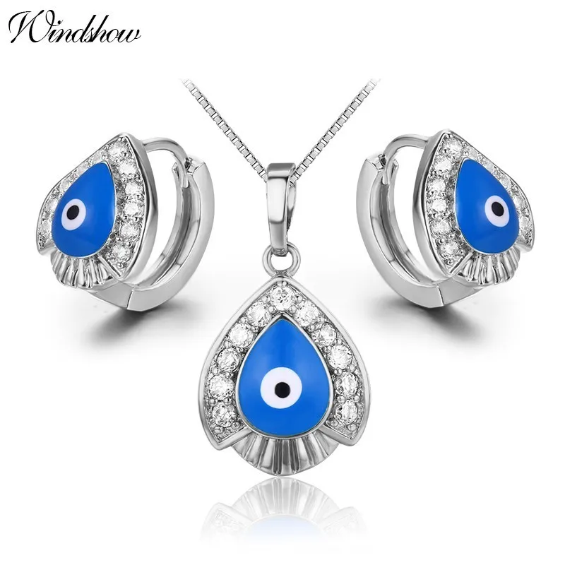 Серьги кольца с синими злыми глазами желтого и золотого цвета|jewelry sets for women|jewelry