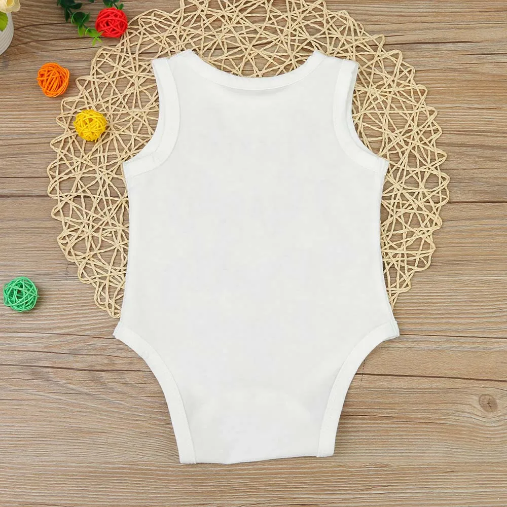 US Chunky Thighs Pretty Eyes Newborn Baby Boys Girls Romper Bodysuit Jumpsuit