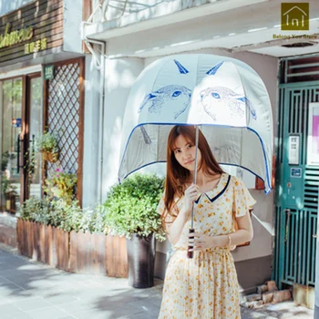 

Manual Durable Rain Umbrella Silver Glue Long Handle Outdoor Parasol Tuin Women Paraguas Hombre Wind Resistant Umbrella WKW019