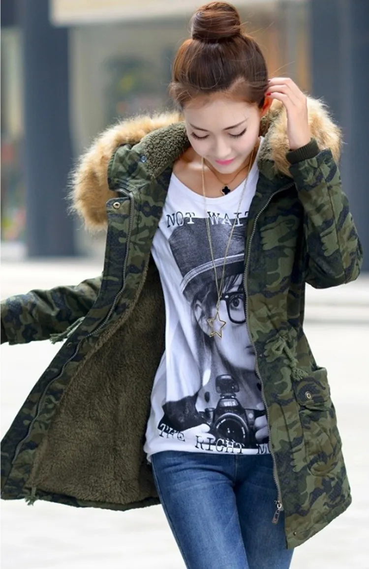 Модное зимнее длинное женское пальто большого размера с капюшоном, толстые куртки с длинным рукавом, однотонные парки, верхняя одежда, модная женская одежда, пальто-2886