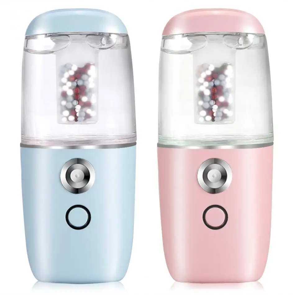 

Portable Facial Steamer Moisturizer Nano Water Mist Sprayer Sauna Vaporizer Beauty Instrument 2 Colors Facial Spray Steamer