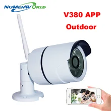 Wi-fi Ip-камера 720 P Поддержка HD Карта Micro Sd Водонепроницаемый CCTV Безопасности Беспроводной P2P Камара Открытый Инфракрасный ИК Сетевой КАМЕРЫ V380