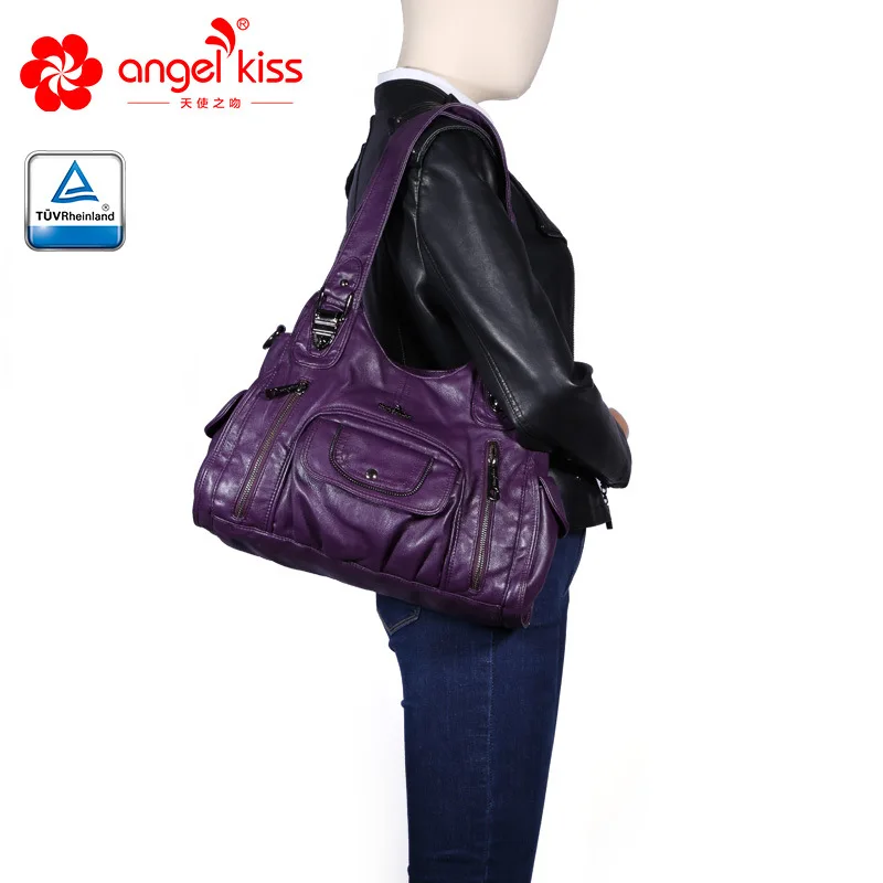 Сумка мешок Angelkiss женские сумки через плечо из искусственной кожи мессенджеры