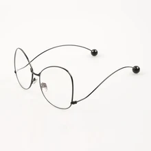 Модные женские очки оправа мужские Оптические Оправы Металлические очки оправа с прозрачными линзами очки модные очки оправа