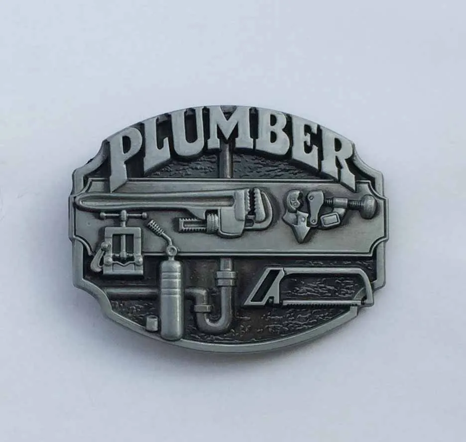 plumber belt buckle