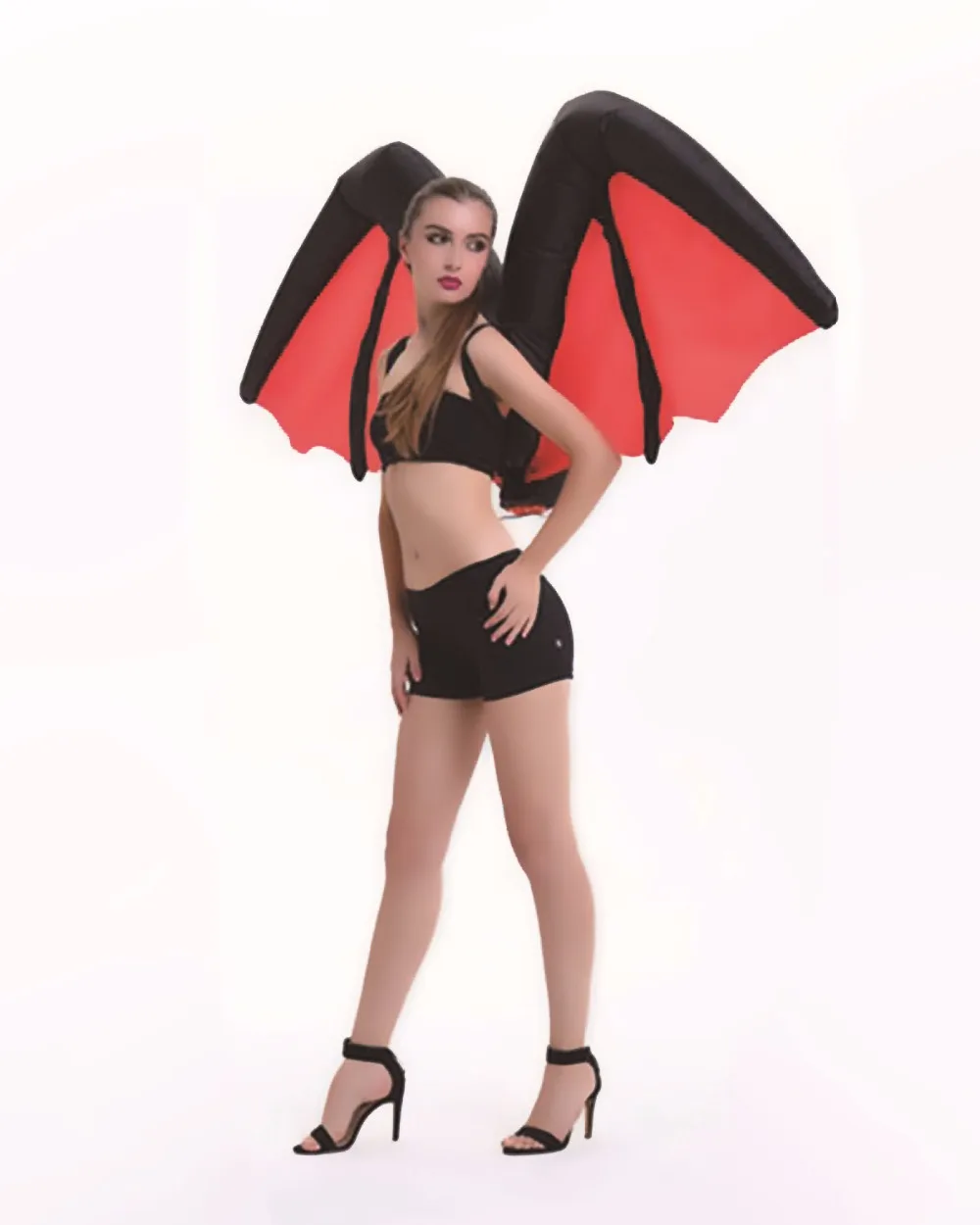 Новый оригинальный Вампир Темный Сталкер Morrigan Aensland надувные крылья и головная