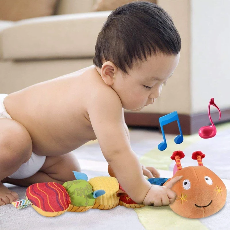 Музыкальная игрушка [новейшая] Crinkle погремушка мягкая с кольцом колокольчик малыш плюшевые игрушки для детей дошкольного возраста