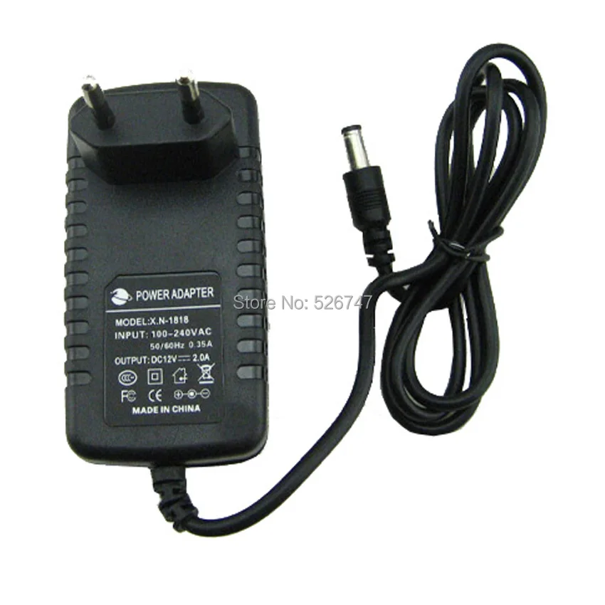  DC12V 2A European plug Power Adapter For CCTV Camera Free Shipping - 2039296369