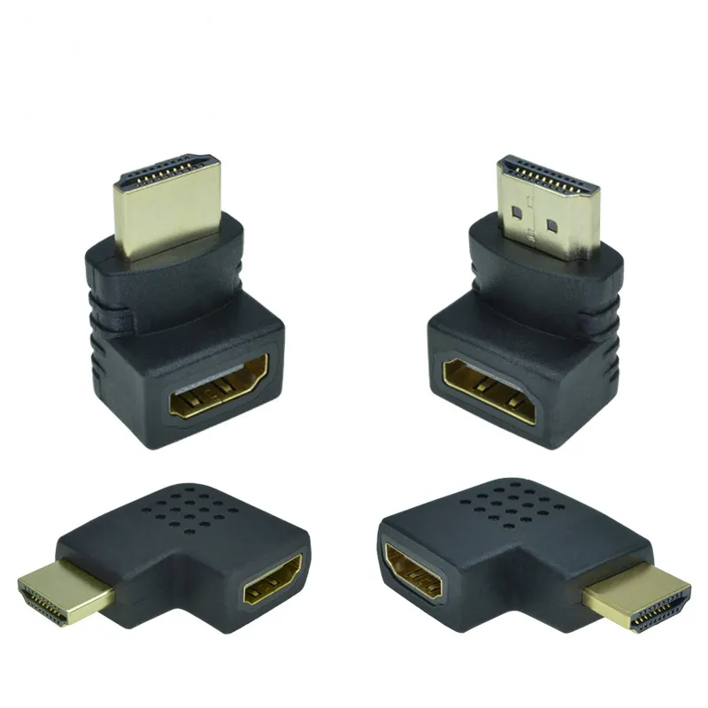 HDMI папа к Женский Кабель адаптер преобразователь удлинитель угол 90 градусов 270