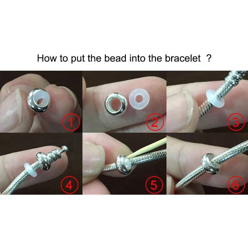 Цепочка Из серебра 2018 пробы с фианитами для браслетов|beads charms|original pandoraauthentic 925