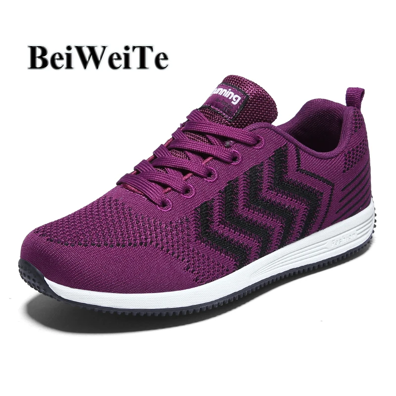 

Women Sporty Sneakers Running Shoes Breathable Anti-slip Jogging Gym Trainers Shoes Spring Tourism Ladies Outdoor Walking Shoes