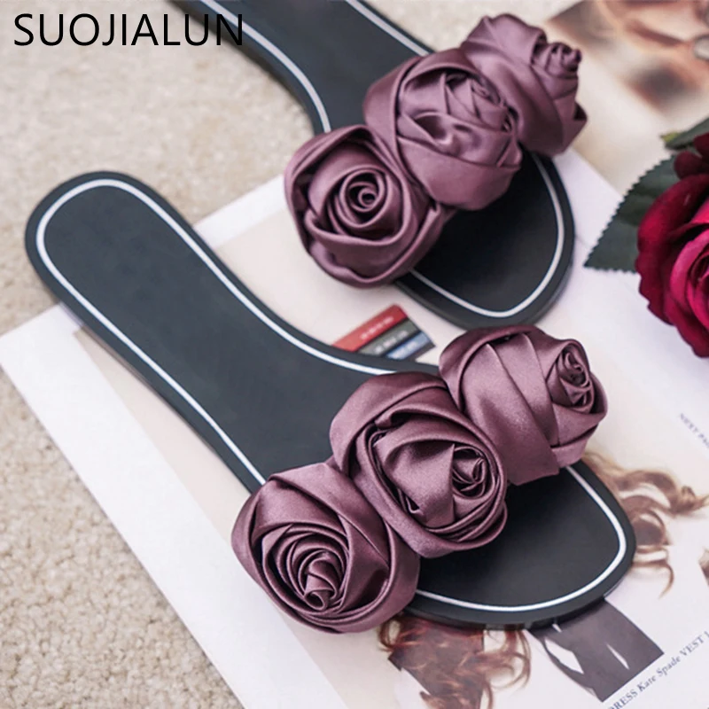 SUOJIALUN Women Luxury Brand 2019 New Summer Slippers Fashion Buckle Ladies  Slides Outdoor Sandal Beach Flip Flops Shoes - buy at the price of $19.55  in aliexpress.com | imall.com