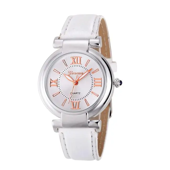 

Splendid 2016 Geneva Women Girl Roman Numerals Leather Band Quartz Wrist Watch Bracelet 8 Colors