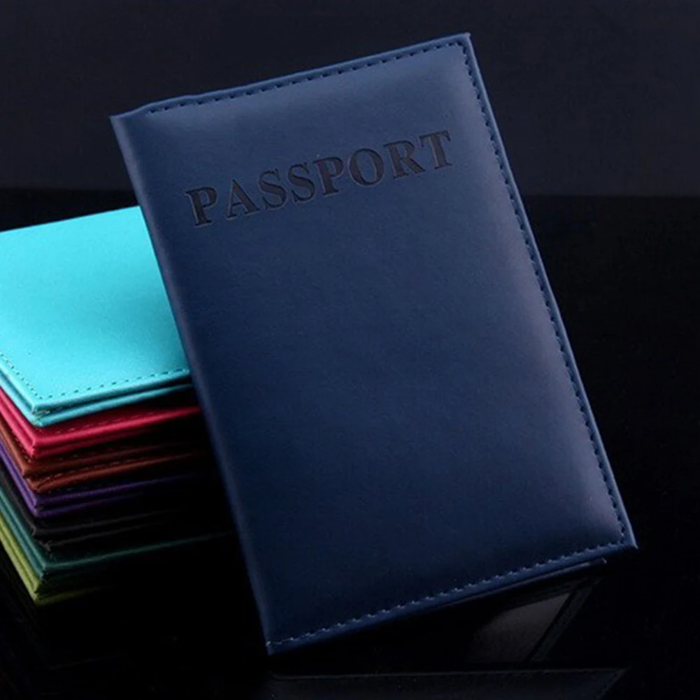 Чехол для путешествий, Обложка для паспорта, чехол для карт, Универсальный дорожный держатель для карт, дорожный Держатель для паспорта - Цвет: deep blue