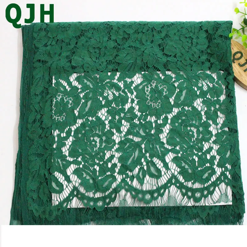 QJH БРЕНД 1 5*1 5 м кружевная ткань с вышивкой хлопковый шнур французский кружевной