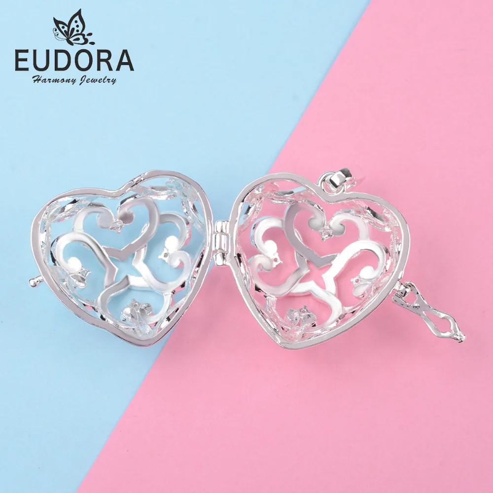 5 шт. ожерелье Eudora Harmony в форме шара сердце цветов подходящее для ожерелья с