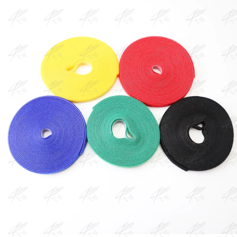 1PCS magic Cable tie Wide 10 mm loog hook loop Back to Back Cable Tie Nylon Fastening 5 Meters