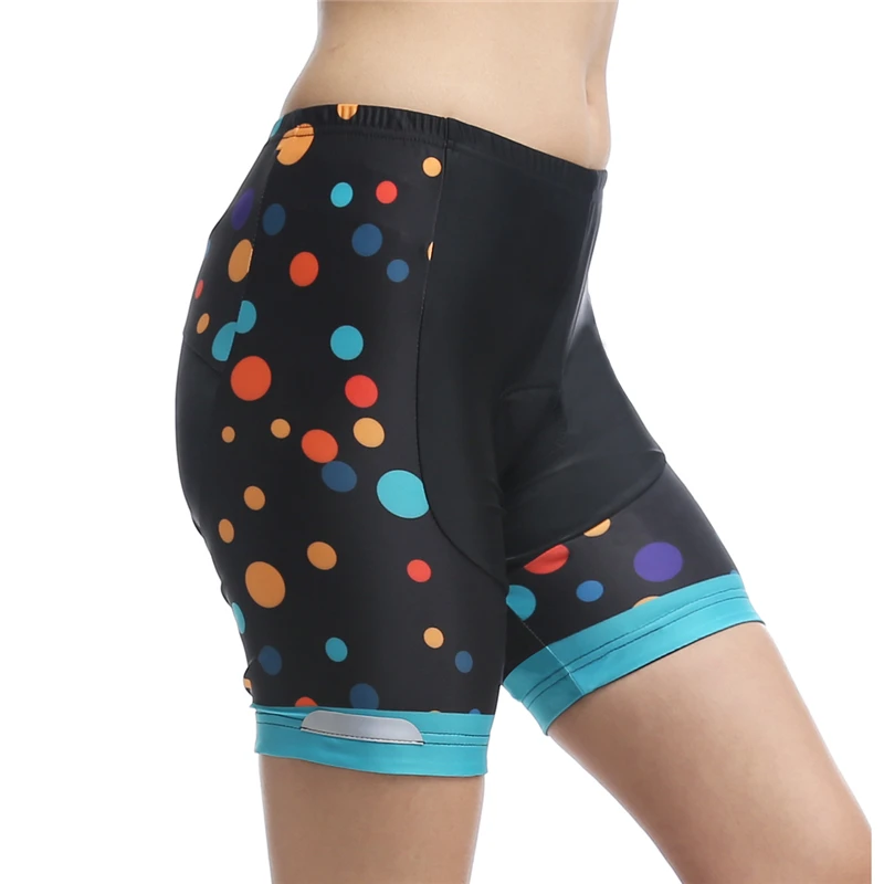 

ILPALADINO Women Cycling Shorts Coolmax Padded Bike Bicycle Shorts Reflective ciclismo Anti-sweat Quick Dry Outdoor Sportewear
