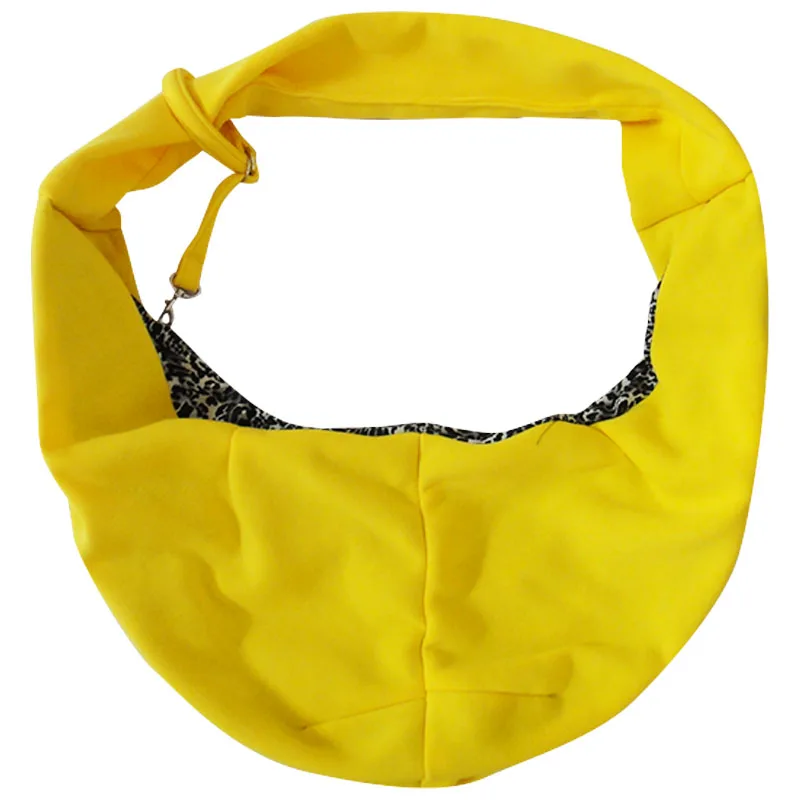 

New Coming Brighten Yellow Cotton Blend Pet Sling Carrier Dog Cat Carrier dog carrier Free Shipping