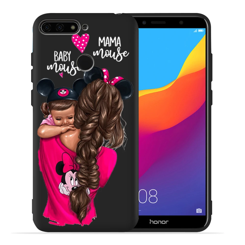 Чехол для Huawei Honor 10 Lite, Модный чехол Super Mom, милый детский чехол для Honor 9 Lite 10 9 8 8x 8c 8 Lite, защитный чехол Etui