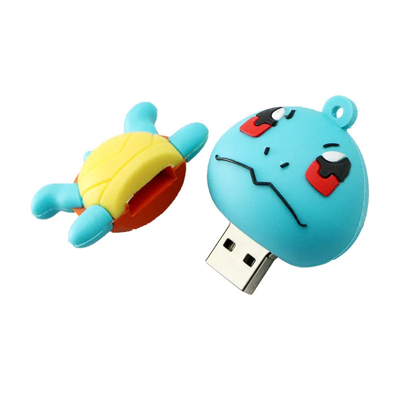 Мультфильм животных милый покемон Пикачу форма USB флэш-накопитель USB 2,0 флеш-накопитель флэш-карта памяти хранения флешки 8 ГБ флэш-карта