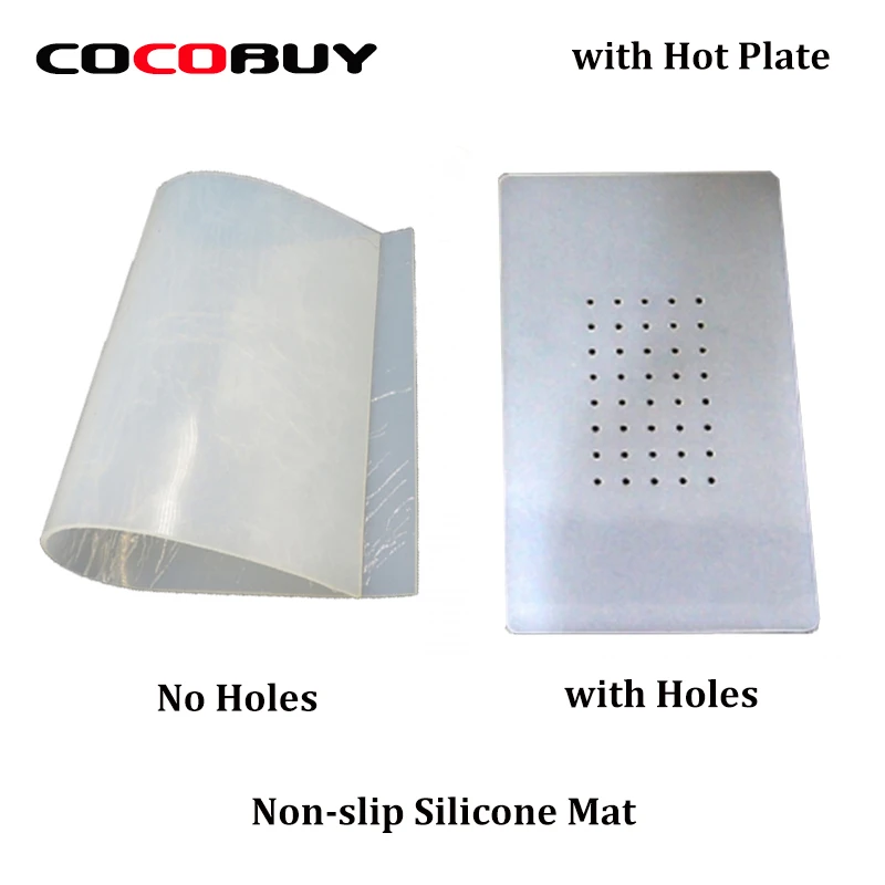 

Novecel LCD Separator Non-slip Rubber Mat Silicone Pat with Holes Specialized Mat for Hot Plate Separator Machine