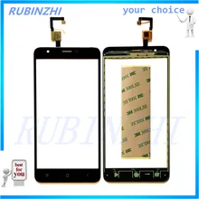 Rubinzhi+ 3M лента 5,5 дюймов сенсорный экран для мобильного телефона дигитайзер замена сенсора для Blackview E7 Переднее стекло сенсорная панель