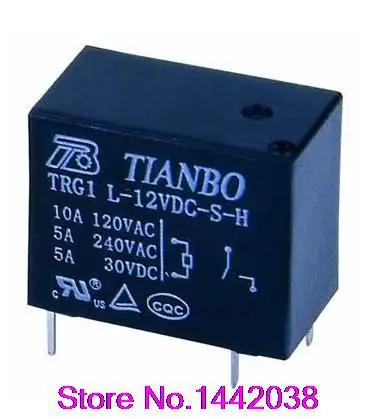 

Free shipping 50pcs / lot  Relay TRG1D-12VDC-SH 5A 4 feet 250VAC a normally open