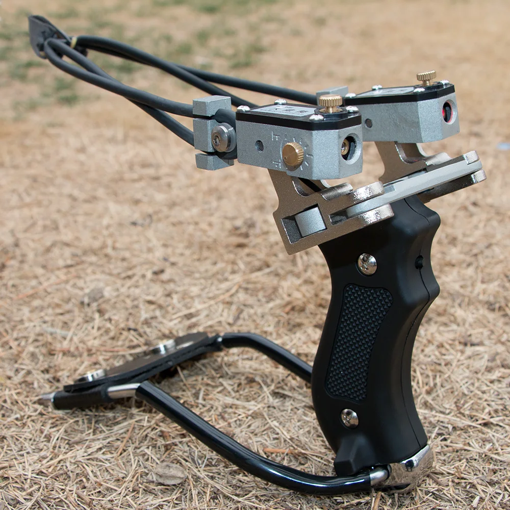 Powerful Slingshot LIE QUAN Catapult Strong Sling shot Hunting Black