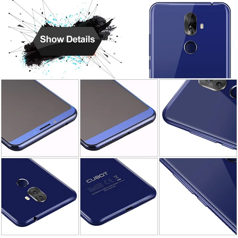 Cubot X18 Plus 18:9 5 99 'Ɗ Гб 64 2160*1080 Android 8 0 MT6750T Octa Core 4G мобильный телефон с двумя задними