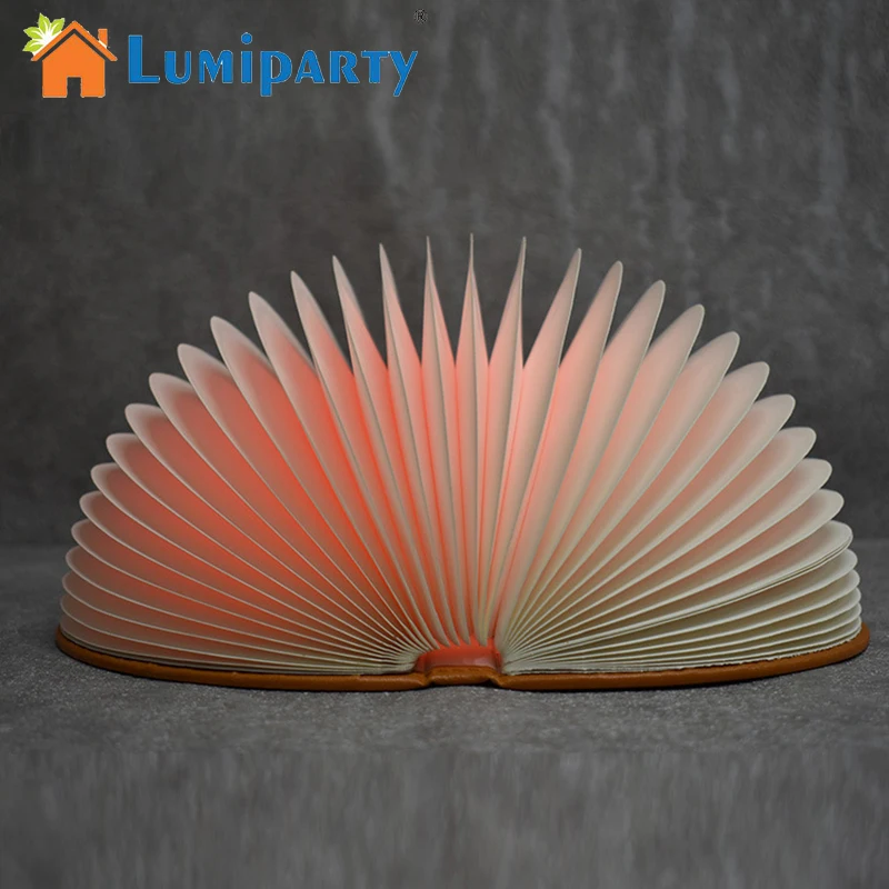 LumiParty светодиодный ночсветильник для книги с дистанционным управлением Складная