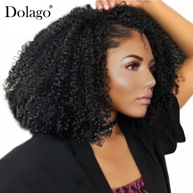 Дешево 3B 3C Kinky Curly клип в пряди человеческих волос для наращивания полная голова наборы 100% человеческих натуральных волос Клип Ins 4A Dolago бразильские ...