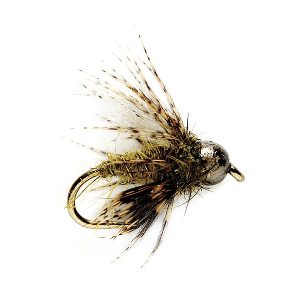 

6pcs Aventik Scud Caddis Pupa Flies Dry Trout Fly Flies Various Size Fish Flies