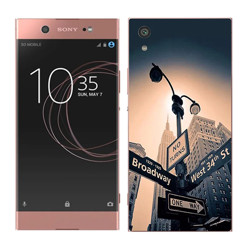 Чехол для телефона для Sony Xperia xa1 Ультра Телефон для Sony Xperia xa1 ультра крышка Мягкий ТПУ силиконовый модный раскрашенный чехол - Цвет: 20