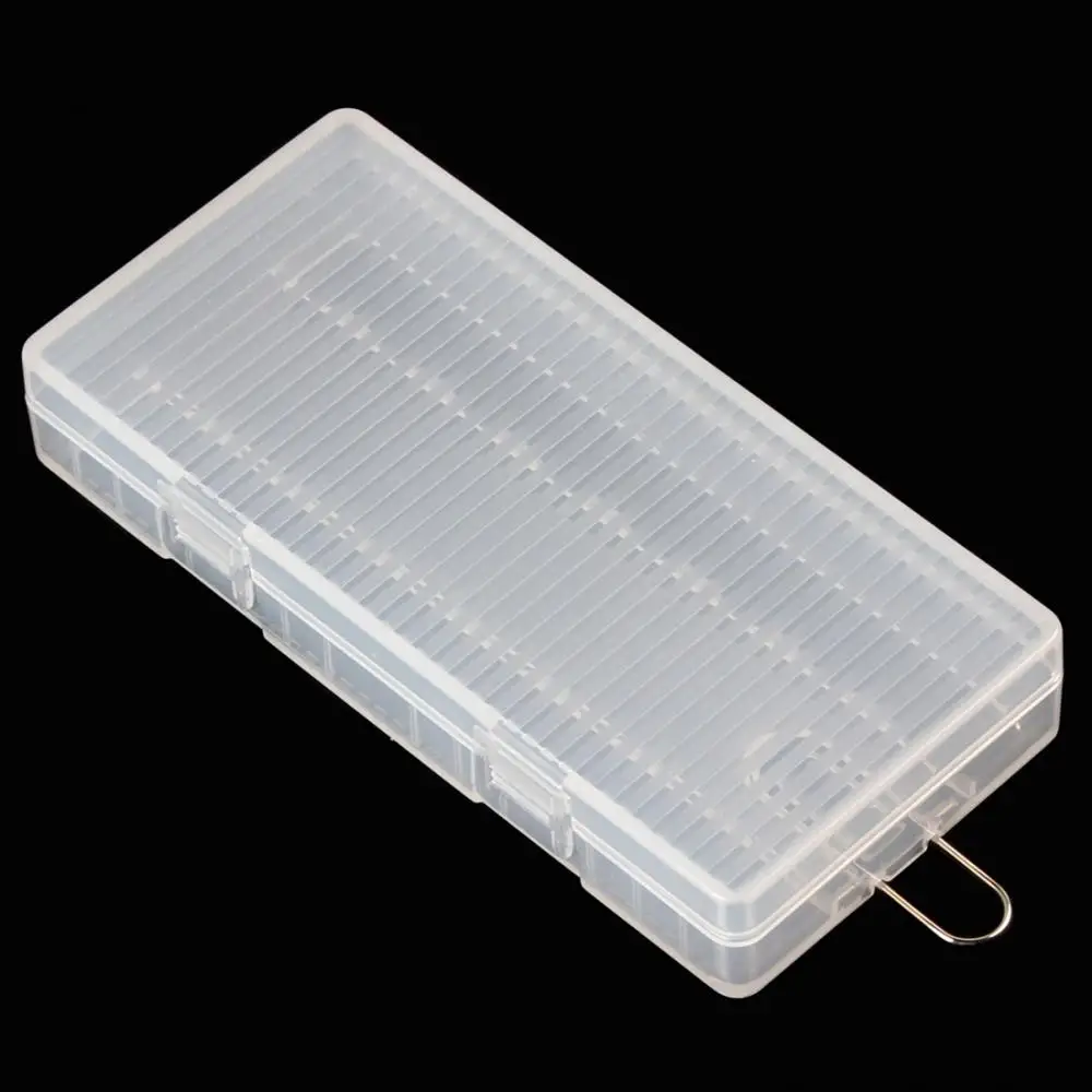 

Soshine Practical and Durable Portable Hard Plastic Case Holder Storage Transparent Box for 8 x AA Batteries